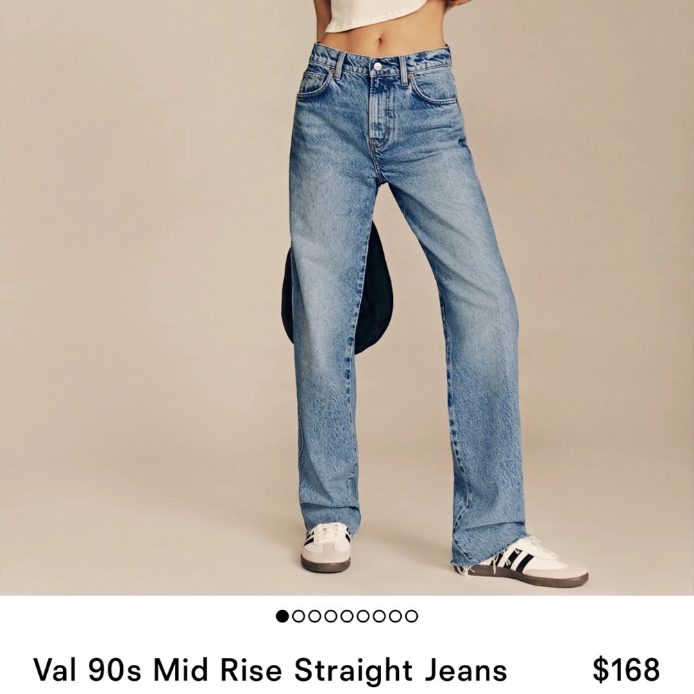 Reformation Val 90’s Mid Rise Straight Jeans